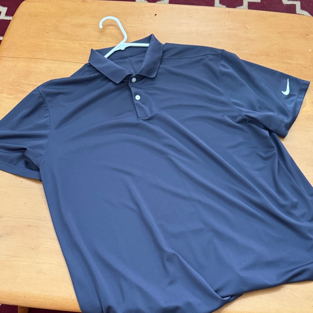 Nike Men's Blue Polo Shirt